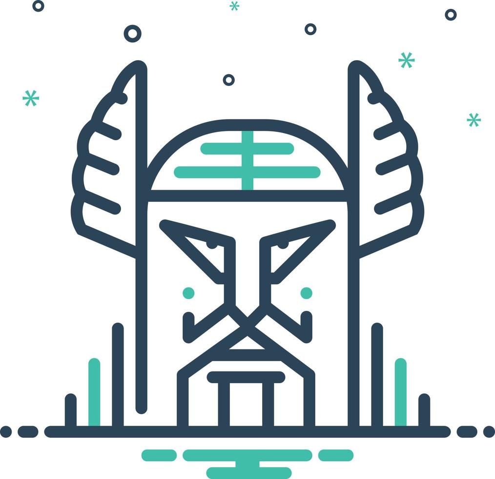 Mix icon for odin vector