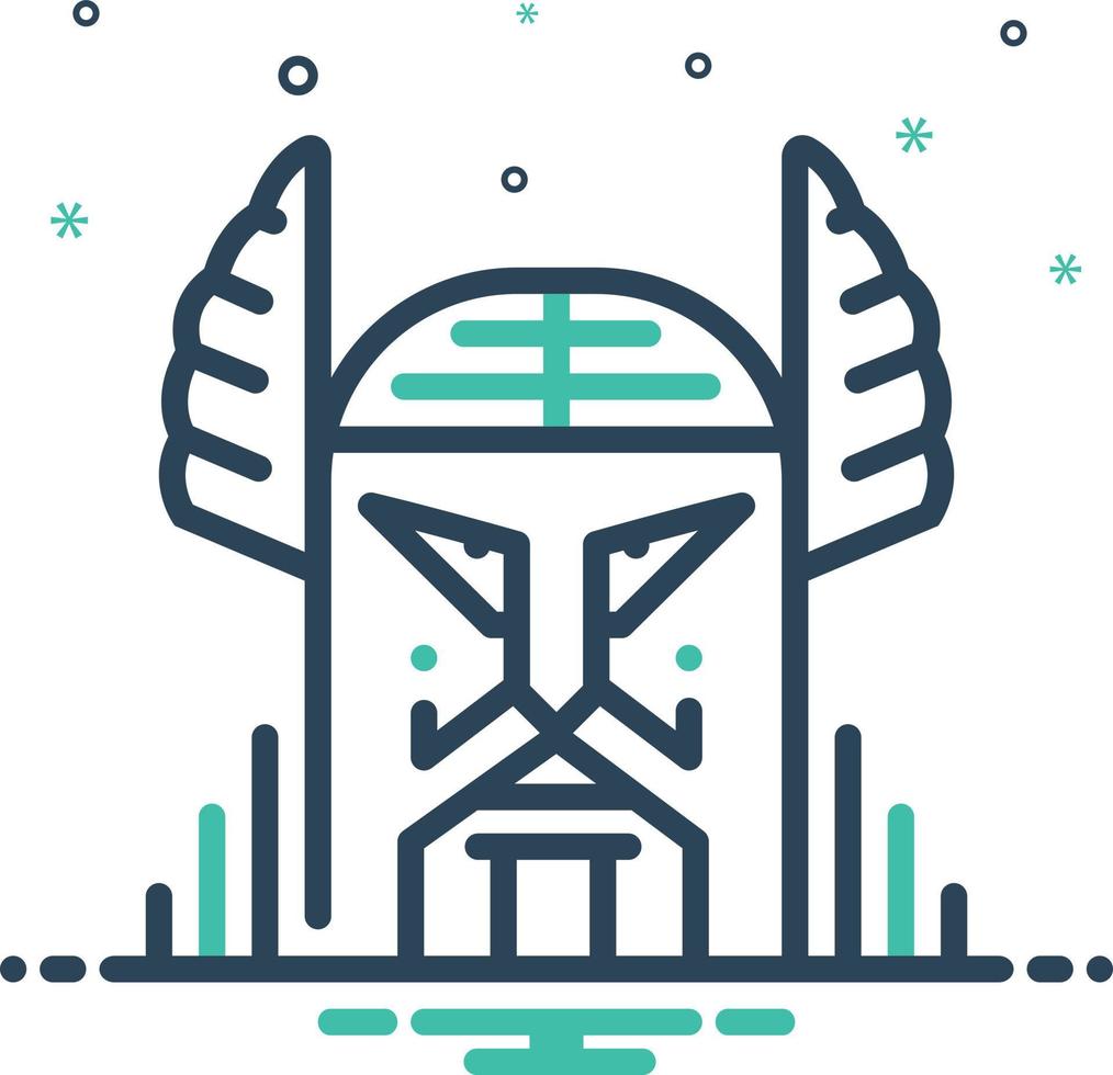 icono de mezcla para odin vector