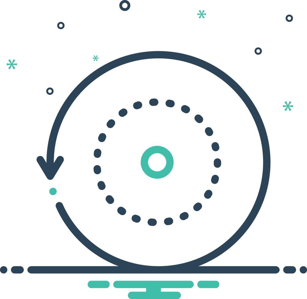Mix icon for rollover vector
