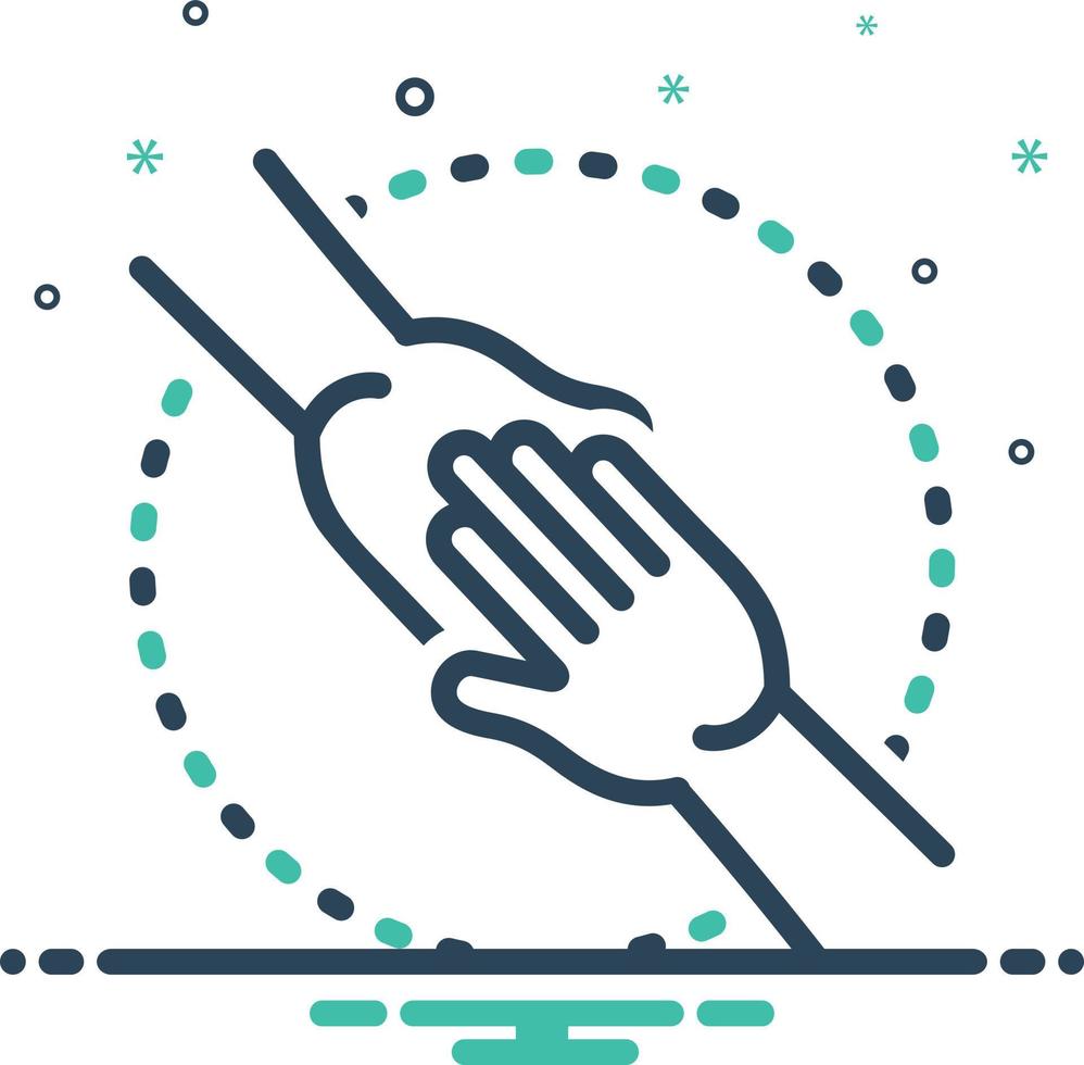 Mix icon for enablers vector