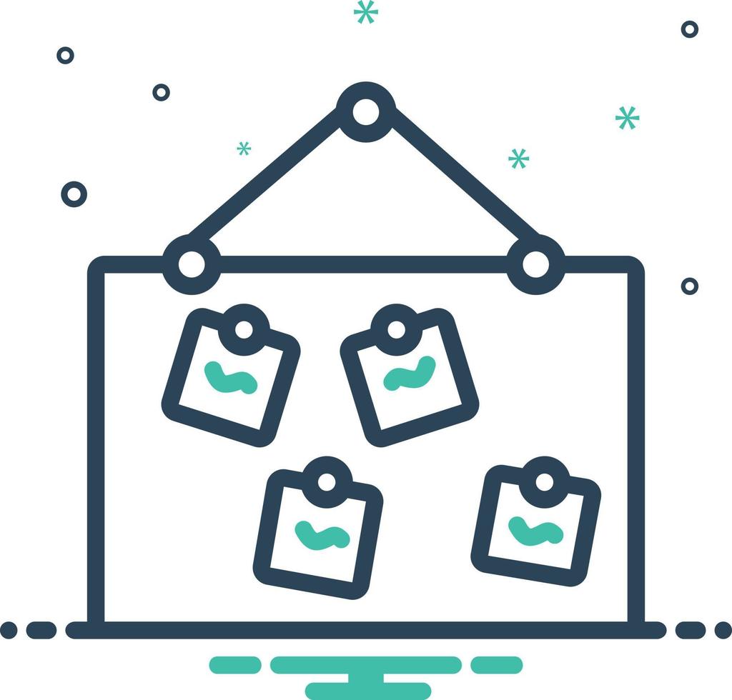 Mix icon for name vector