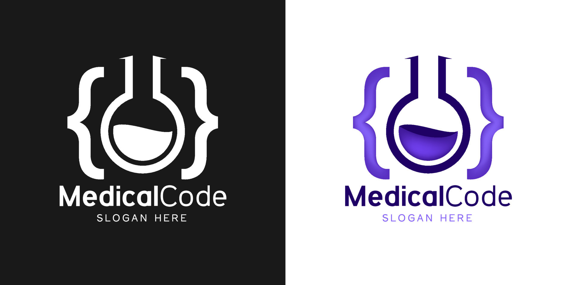 medical code logo 4671293 Vector Art at Vecteezy