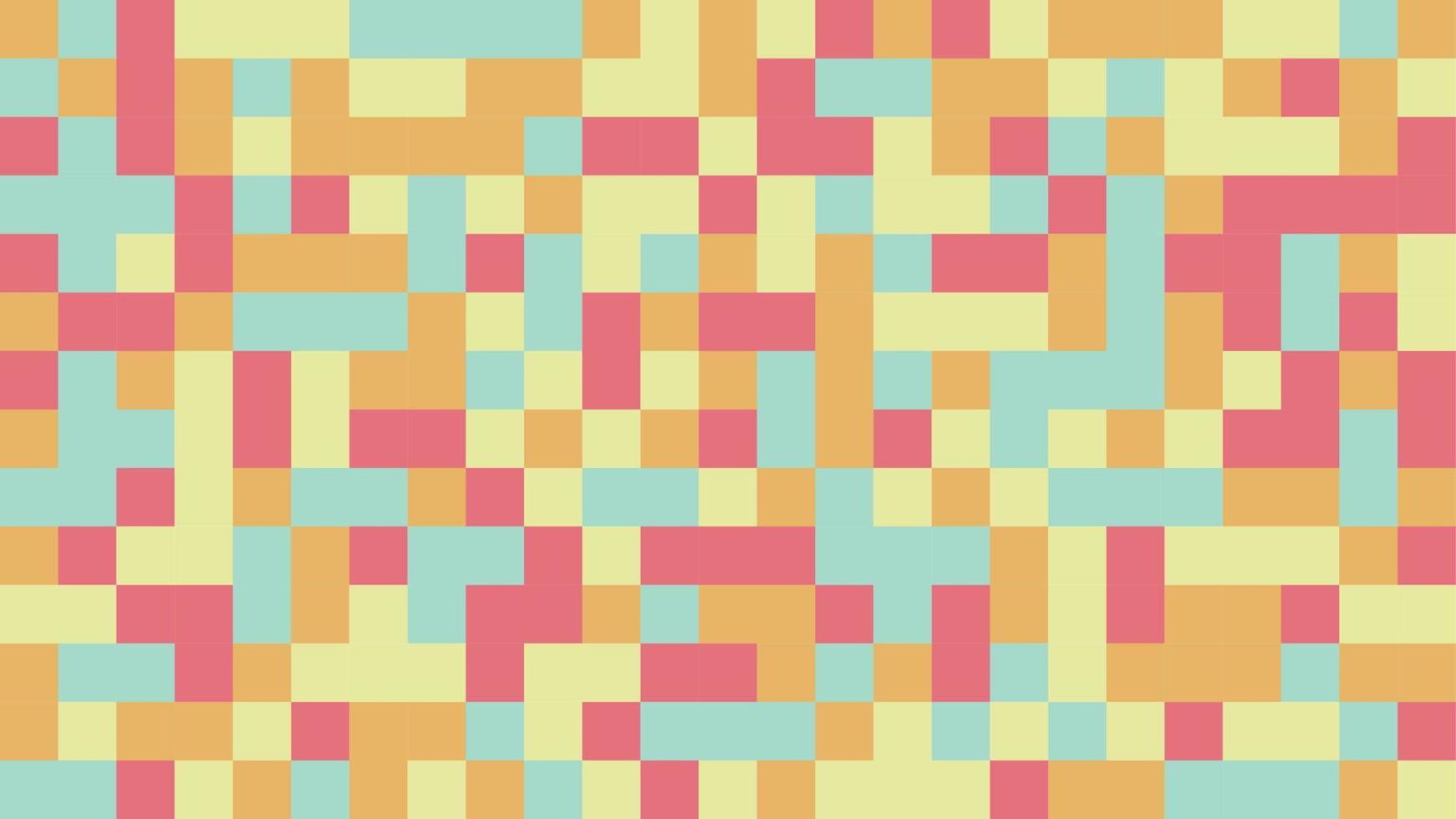 Fondo de color pastel con forma cuadrada. vector