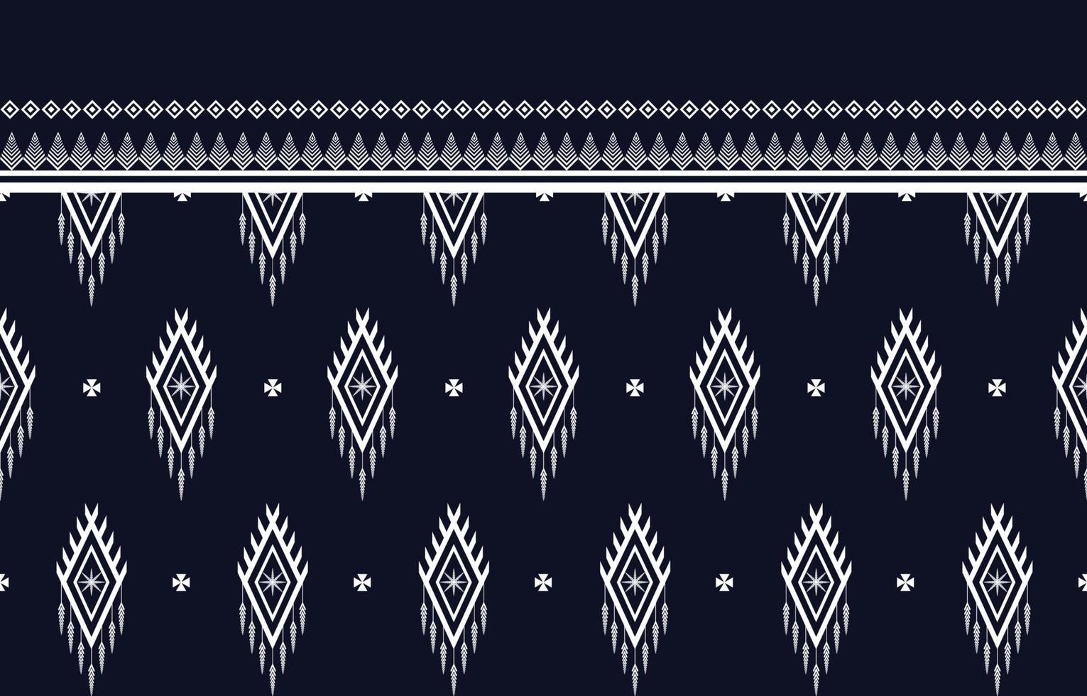 Seamless ethnic geometric pattern for background or carpet, wallpaper, wrap, batik, indigenous pattern curtains design. vector illustration