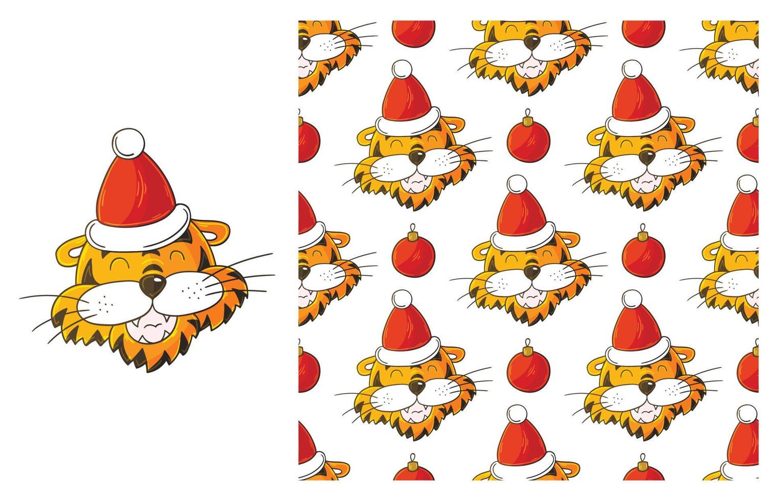 Cute Set of element and seamless pattern. Ideal for children's clothing vector