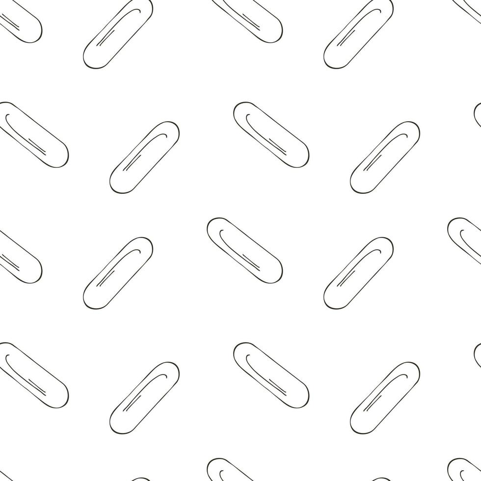 Monochrome medical seamless pattern. Coloring pages, black and white vector