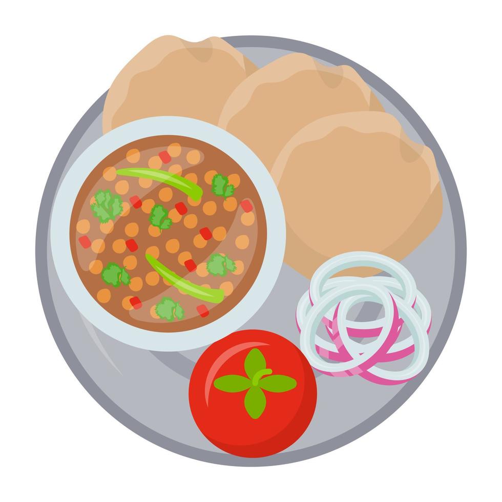 Desi Breakfast Concepts vector