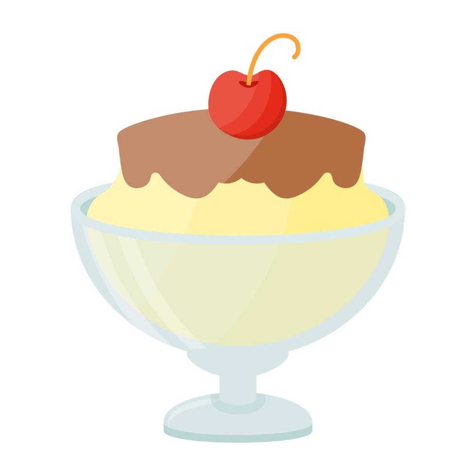 Vanilla Sundae Concepts vector