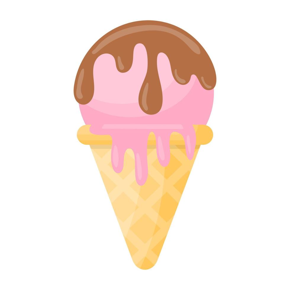 Strawberry Cone Concepts 4672250 Vector Art at Vecteezy