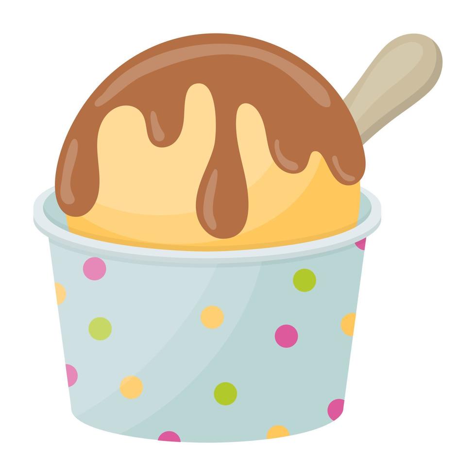 Mango Ice Cream vector