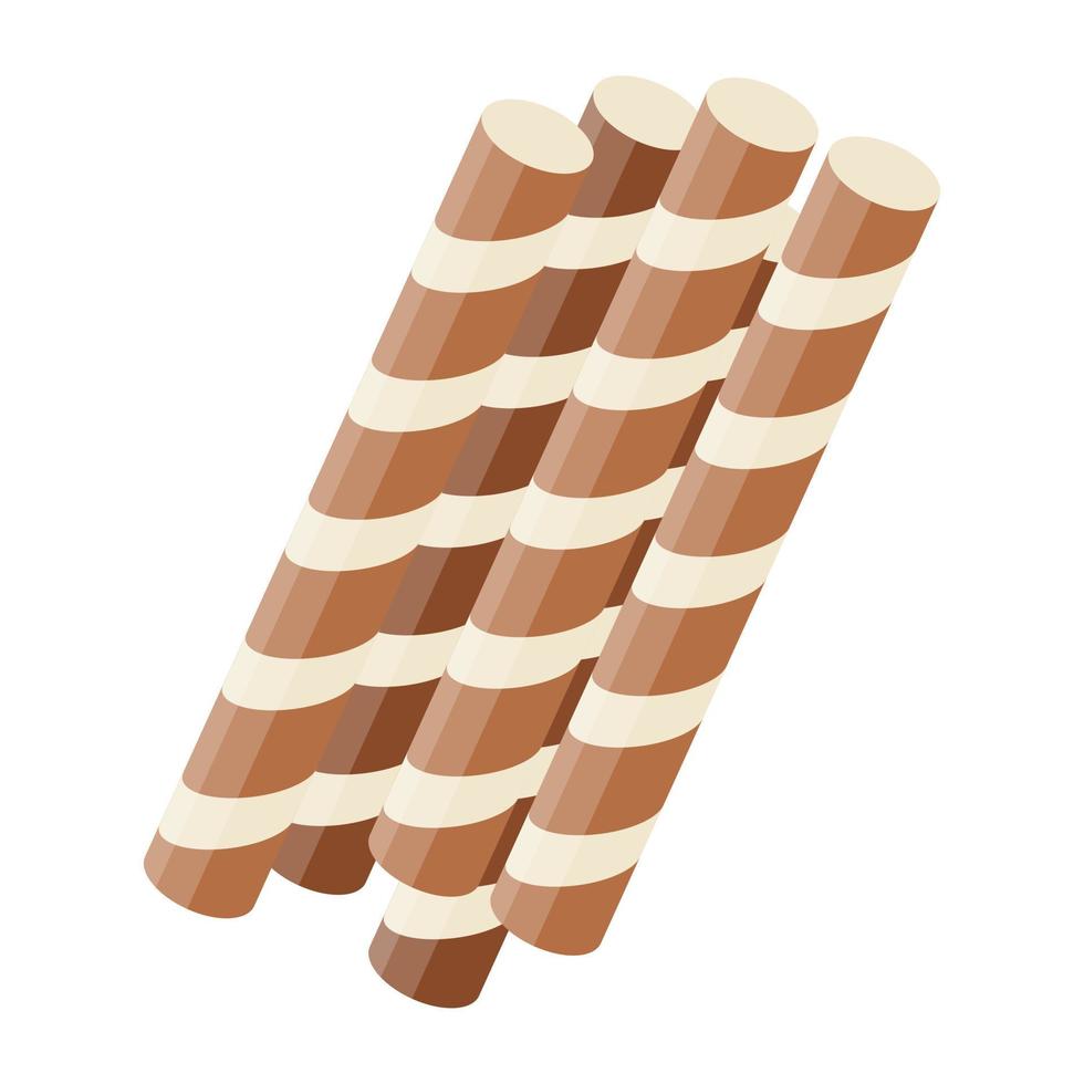 Biscuit Sticks Chocolate vector