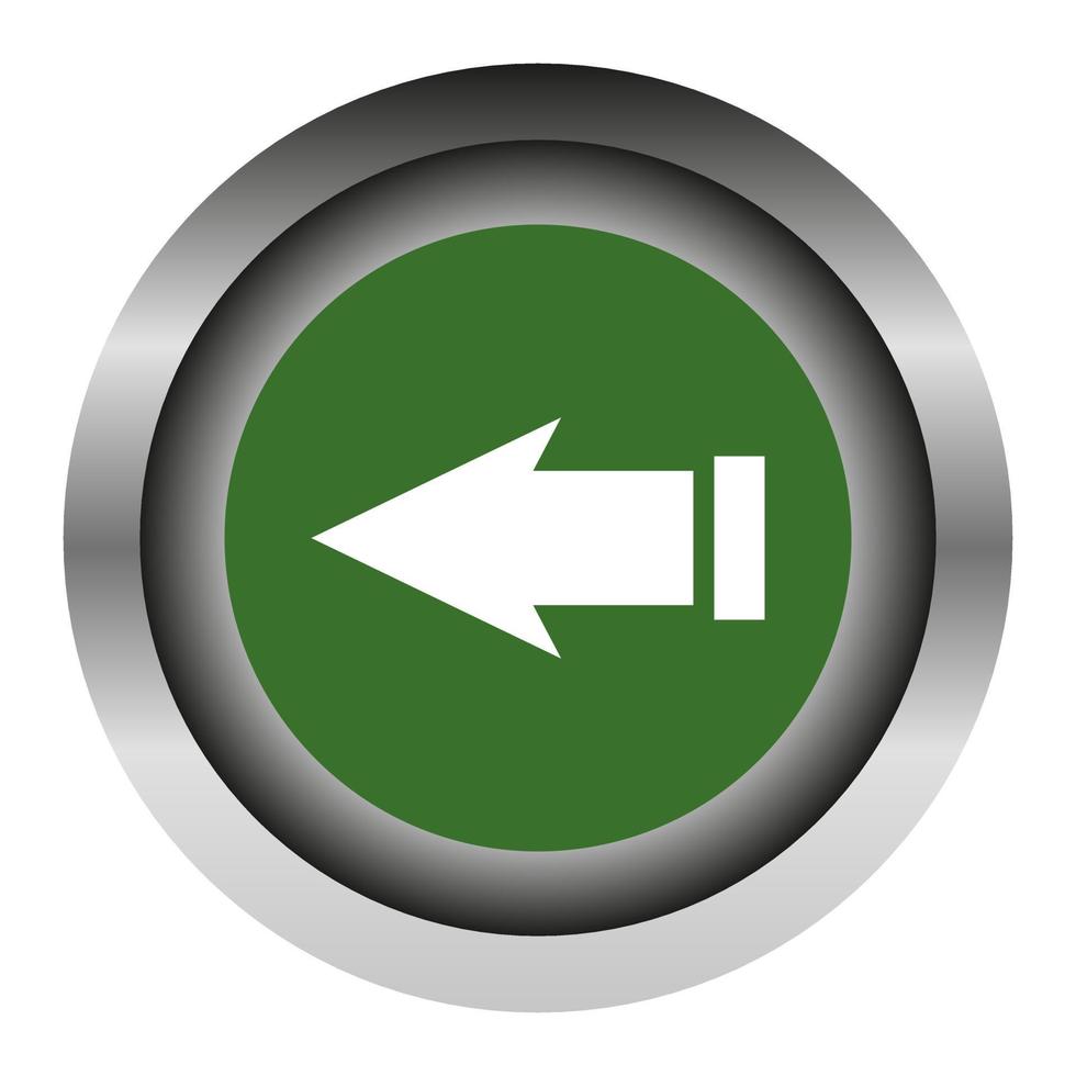 Arrow on white background vector