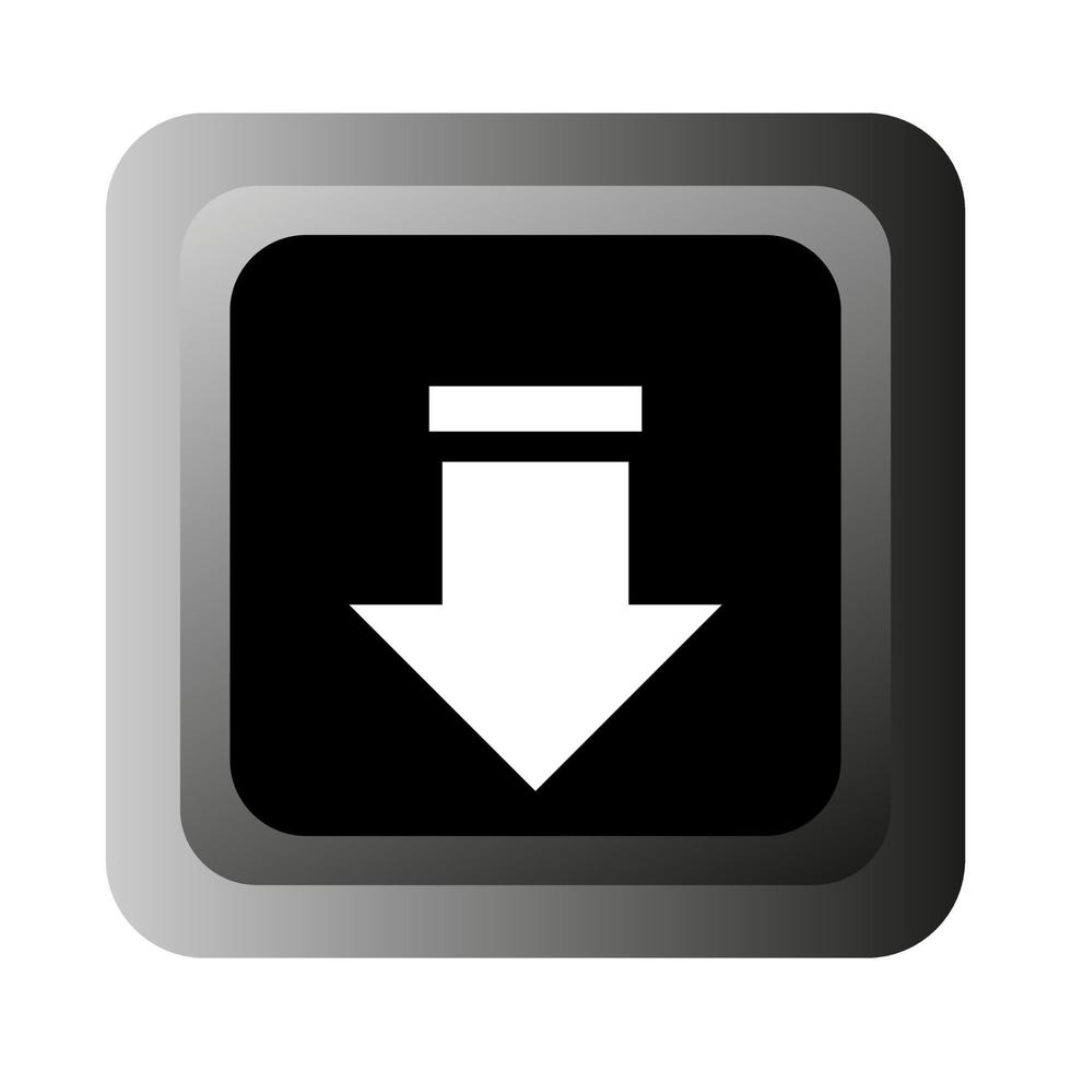 Arrow on white background vector