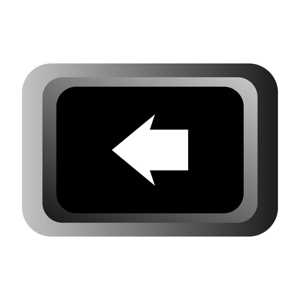 Arrow on white background vector