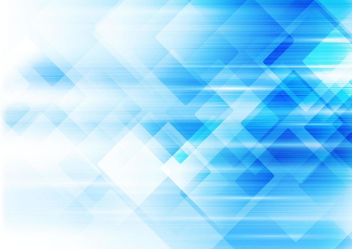 Abstract template background white and blue squares overlapping and texture. vector