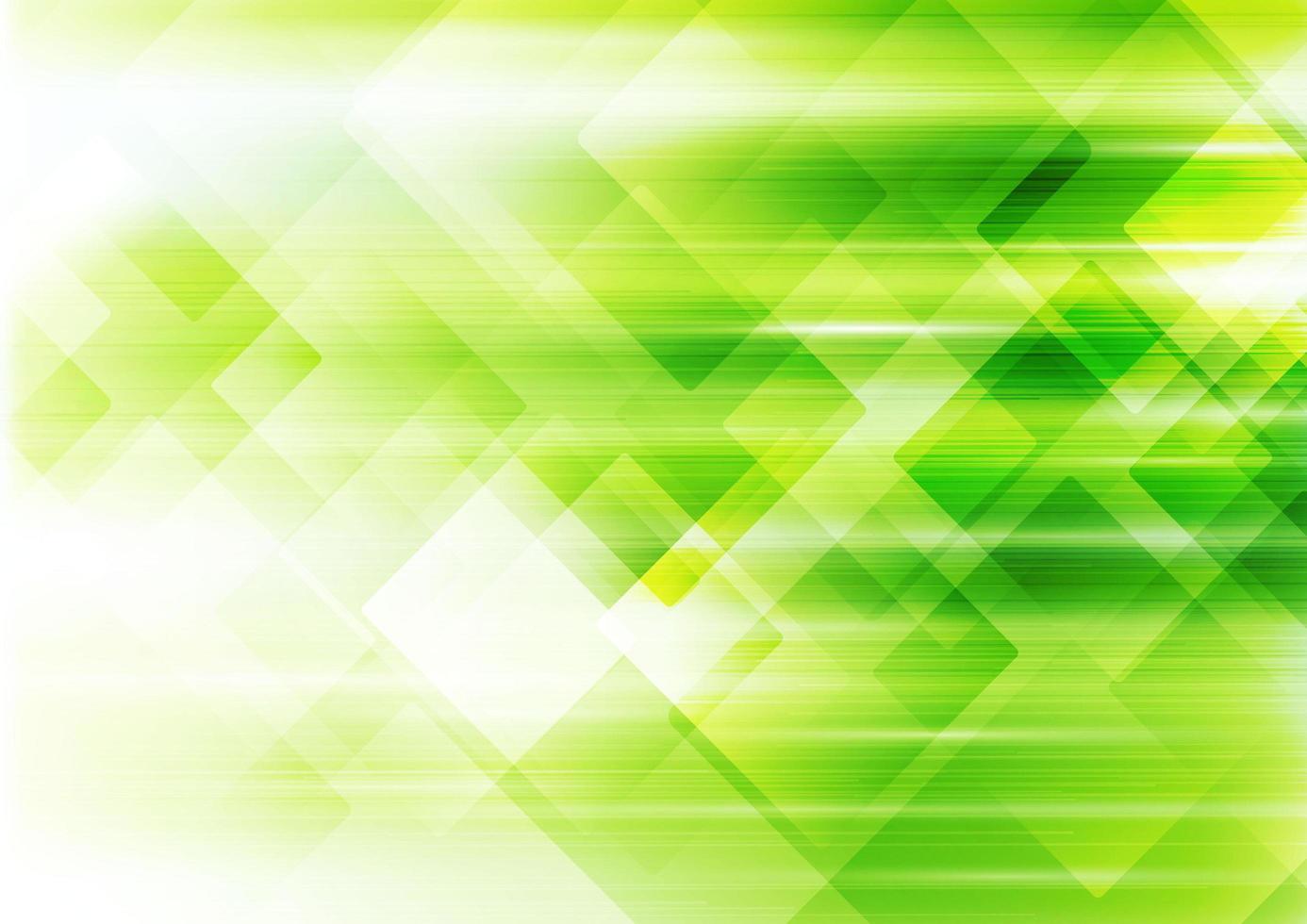 Fondo de plantilla abstracta cuadrados blancos y verdes superpuestos y textura. vector
