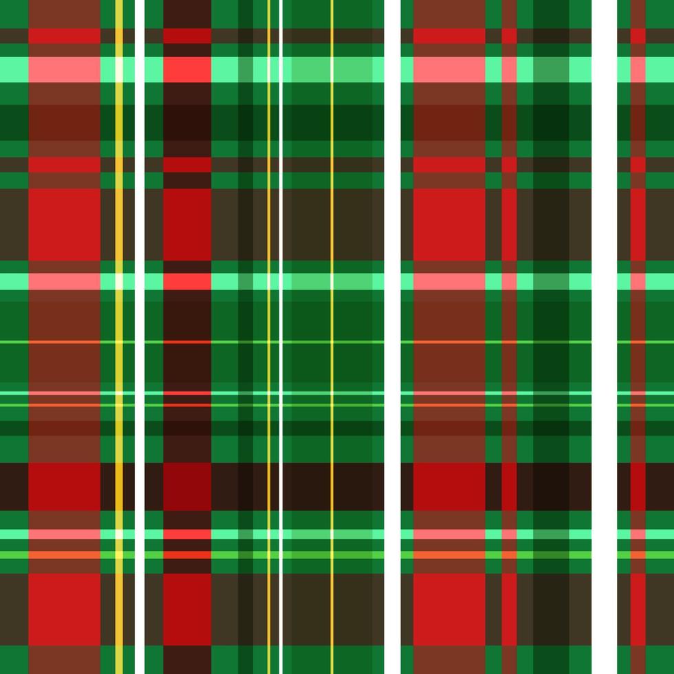christmas plaid background vector