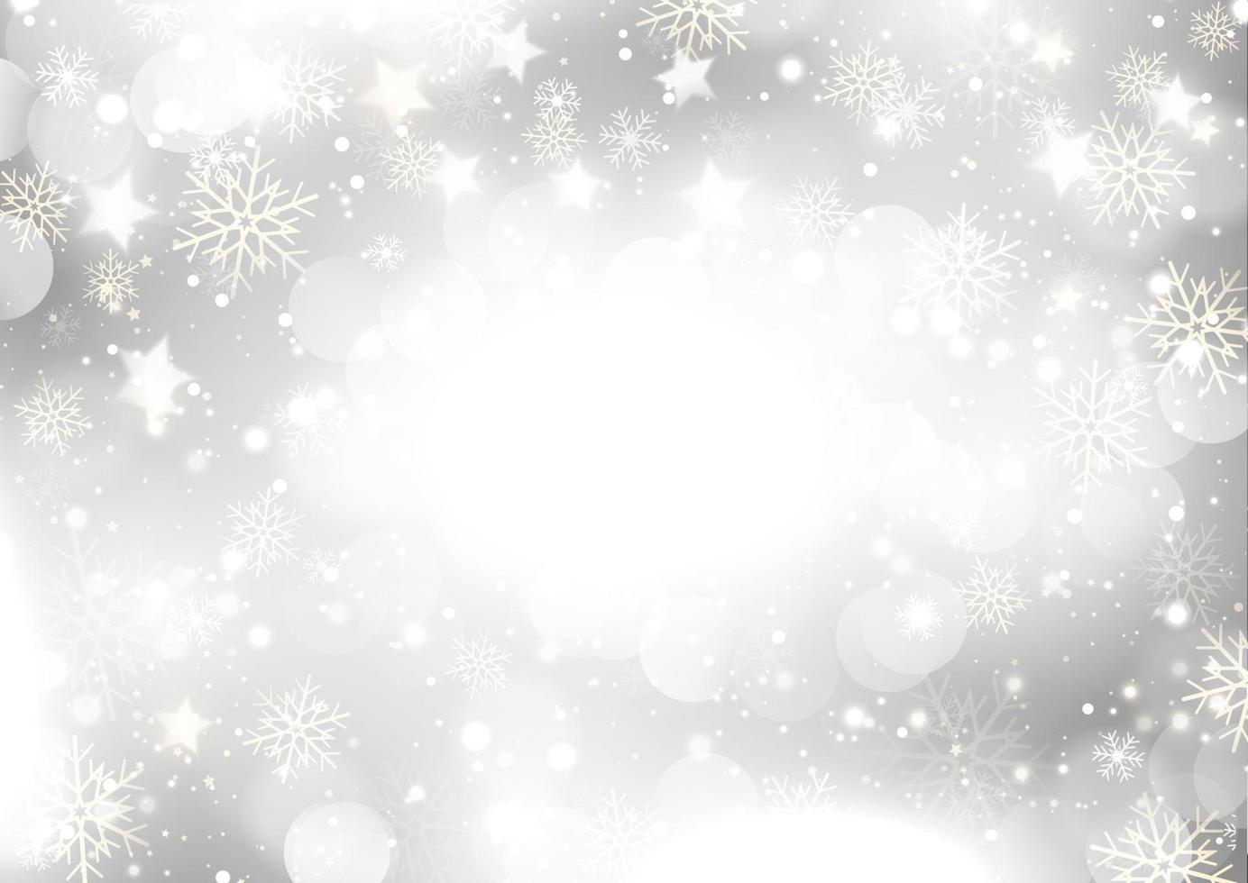 christmas snowflake background vector