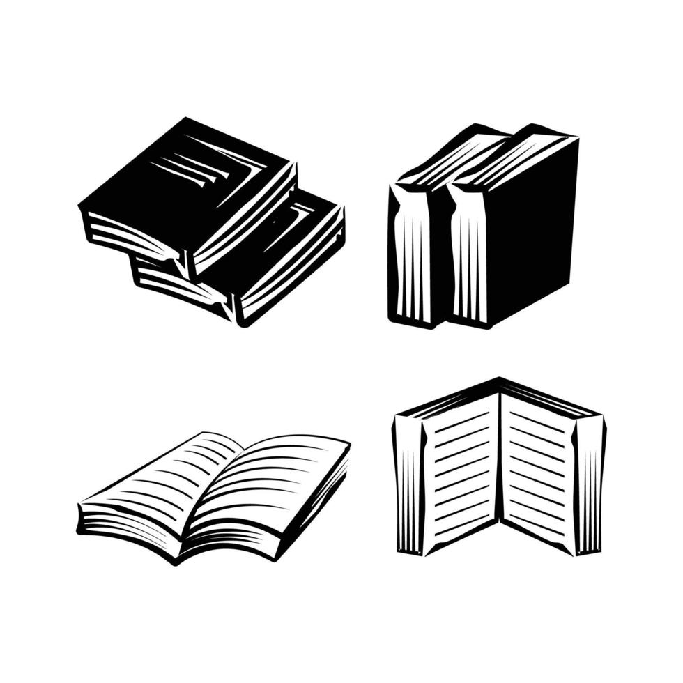 Book Vector Set  Hand Draw