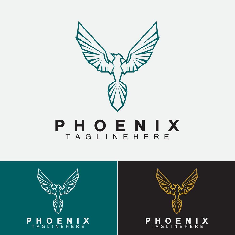 Phoenix logo Vector Illustration Design Template