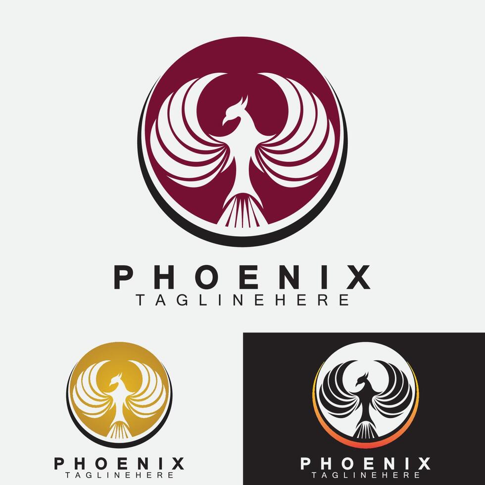 Phoenix logo Vector Illustration Design Template