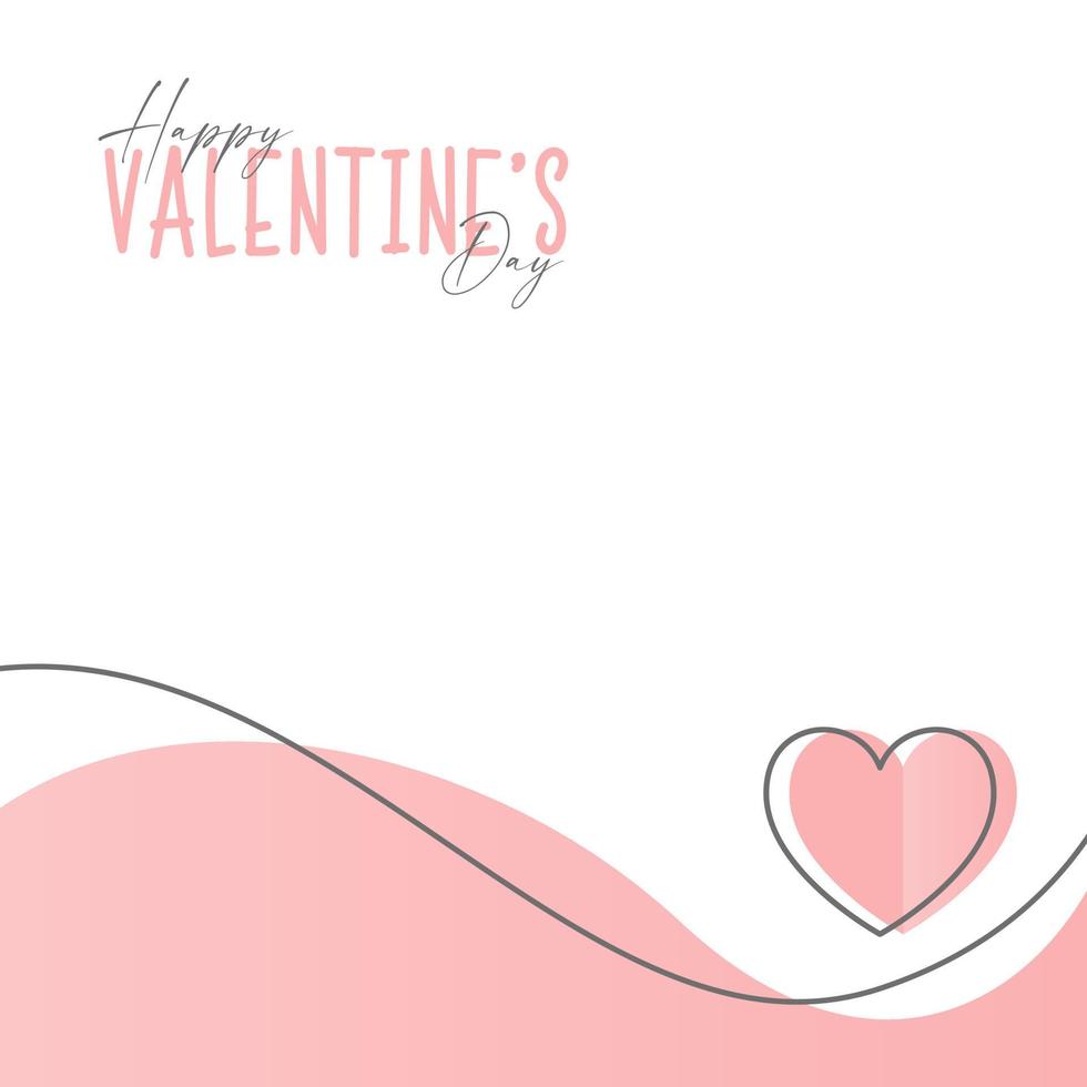 Valentine background design . valentines day illustration concept vector