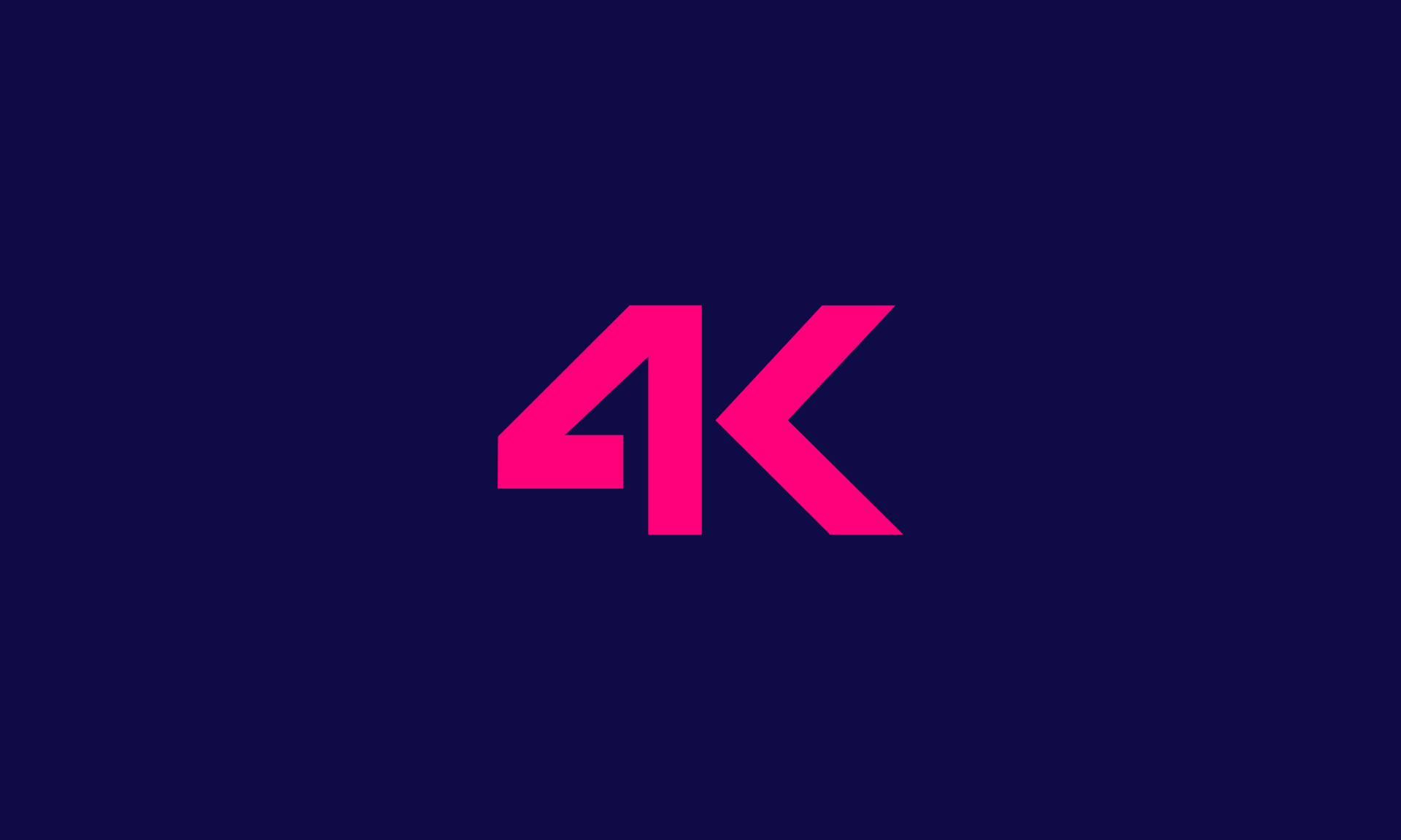 4k Icon Letter 4k Logo Abstract 4k Logo Design With Clean And Modern Popular Style Vector Illustration Vector Art At Vecteezy
