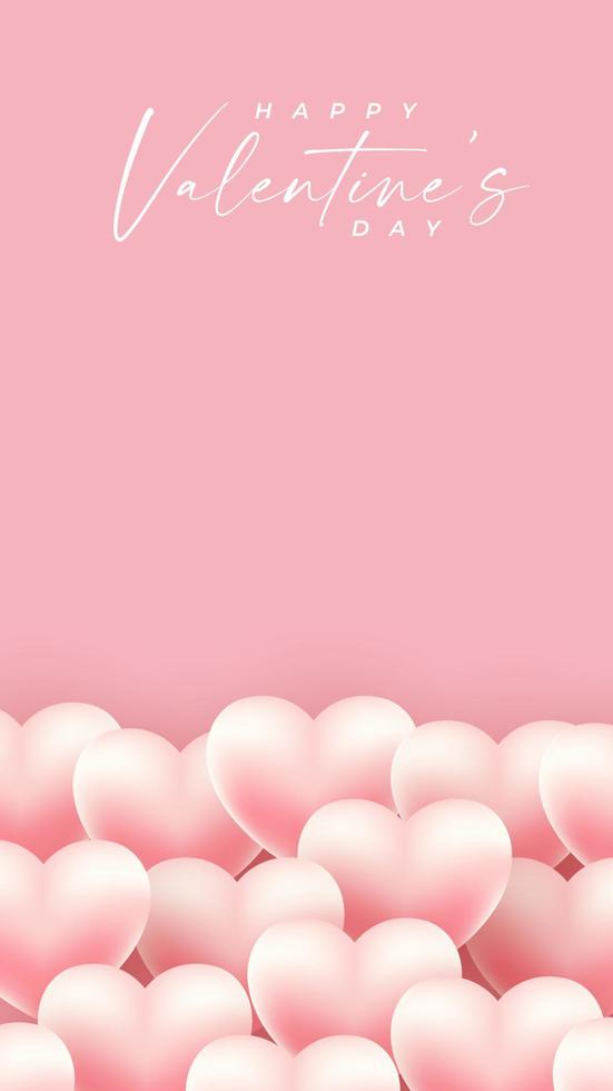 Happy Valentine's Day . Valentine Day Greeting Card . Vector illustrations