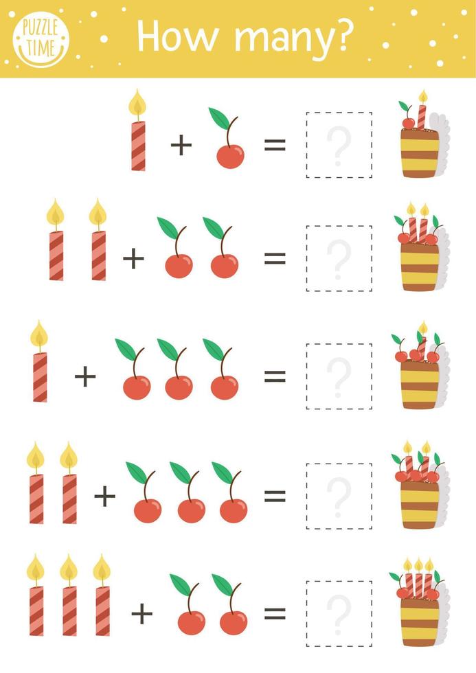 Kindergarten math worksheets plants theme birthday party