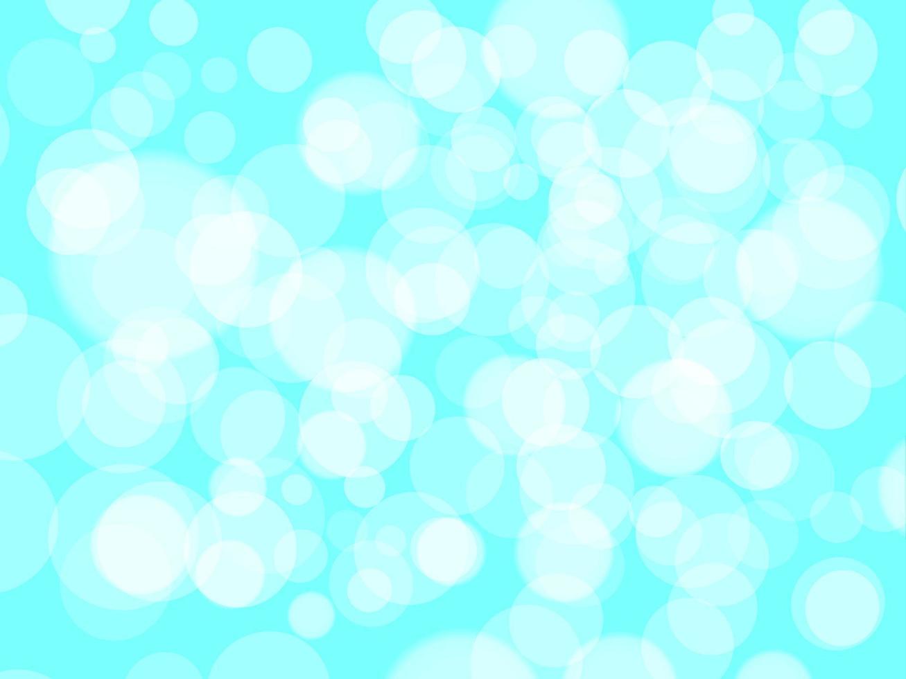 Vector illustration. Abstract blue bokeh background.