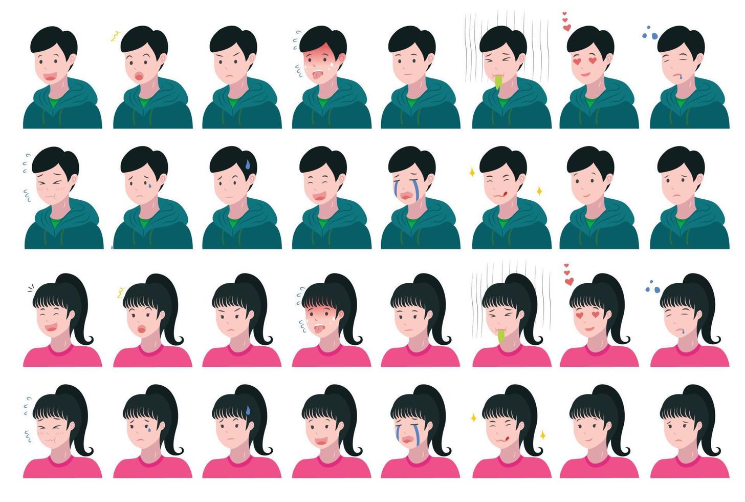 full set of men and women expression vector