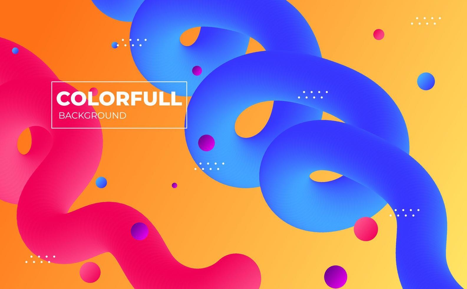 Abstract fluid color pattern of neon color liquid gradient background with modern geometric dynamic motion style Suitable For Wallpaper, Banner, Background, Card, Book vector