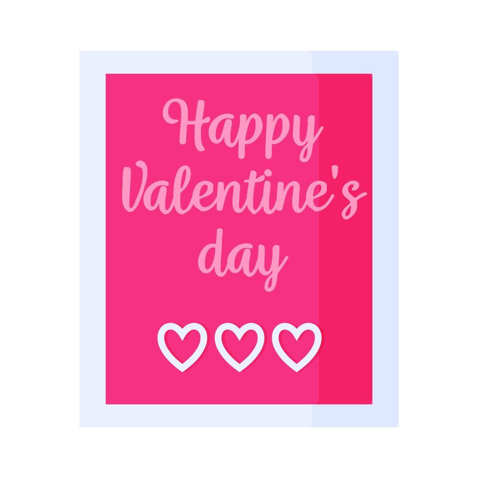 Postcard with wish. Wedding and valentine day concept. vector