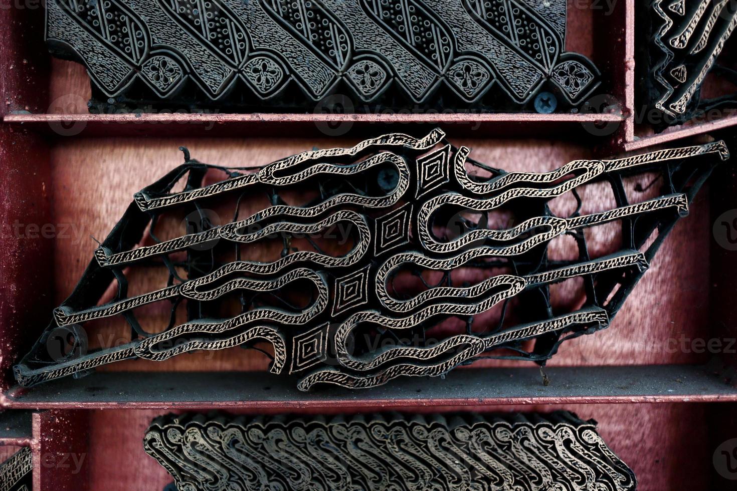 The form and appearance of Canting cap, a tool used for the process of making original batik, photo