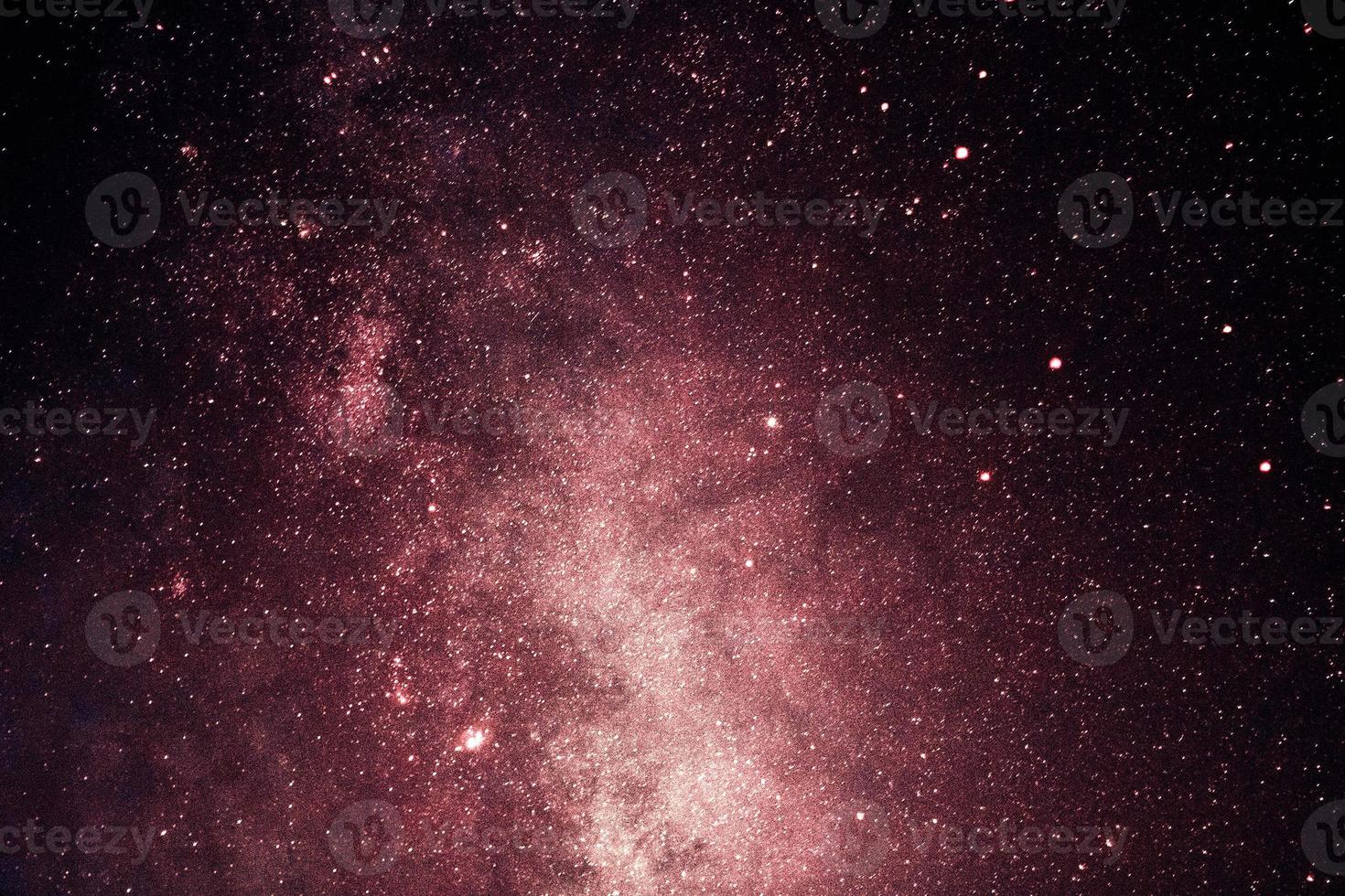 Luz azul espectacular panorama nocturno de galaxias desde el espacio del universo lunar en el cielo nocturno foto