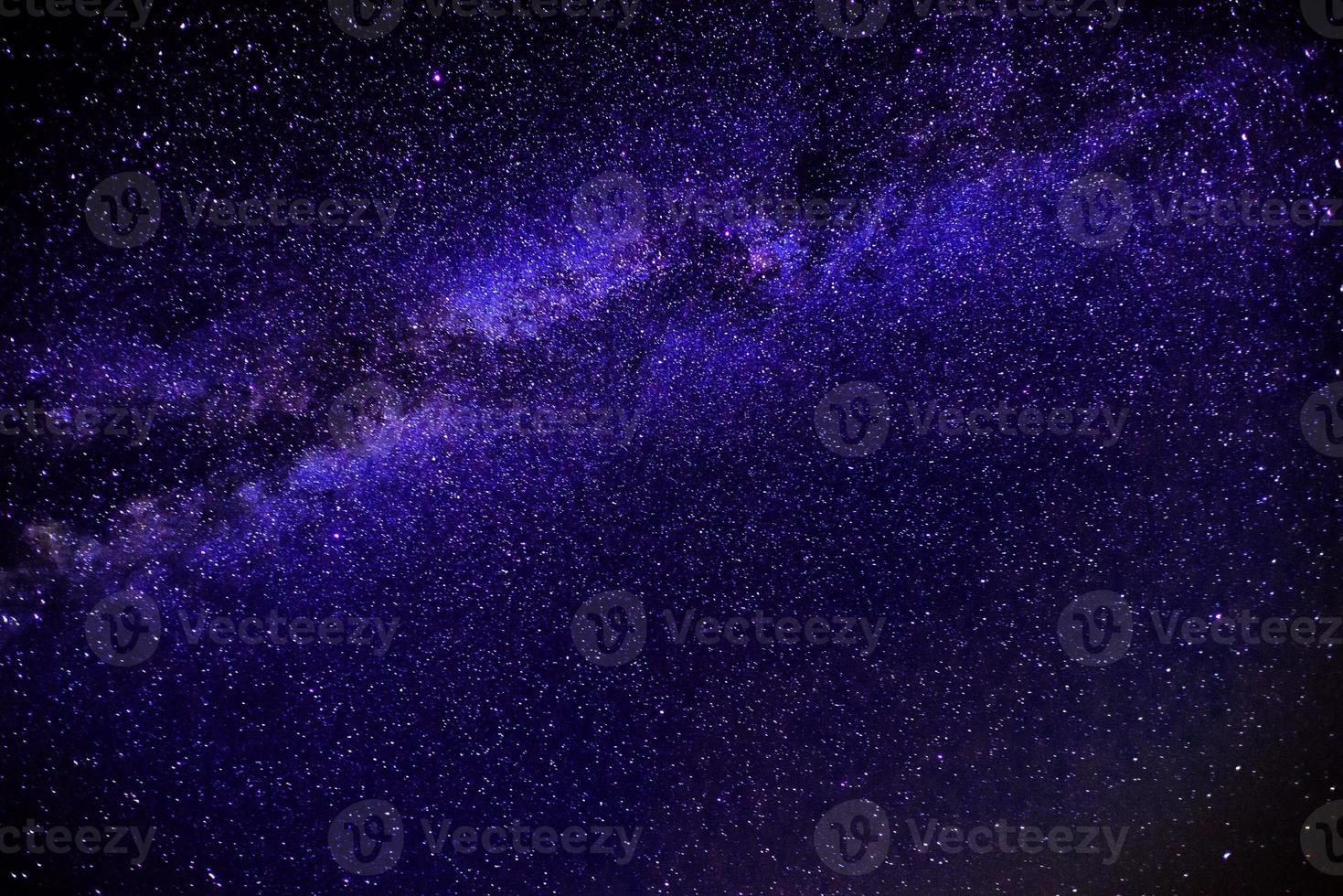 light blue dramatic galaxy night panorama from the moon universe space on night sky photo