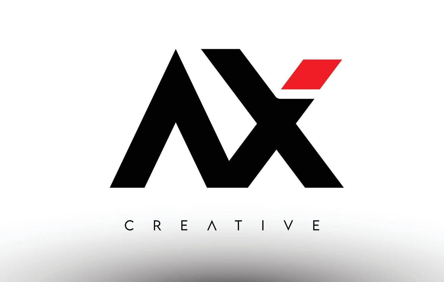 AX Creative Modern Letter Logo Design. AX Icon Letters Logo Vector