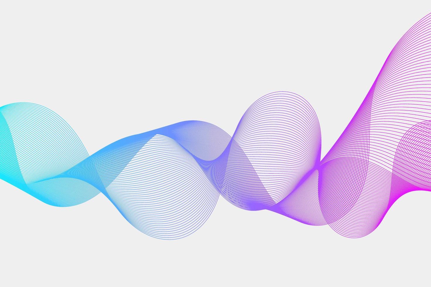 Abstract wave element for design. Digital frequency track equalizer vector