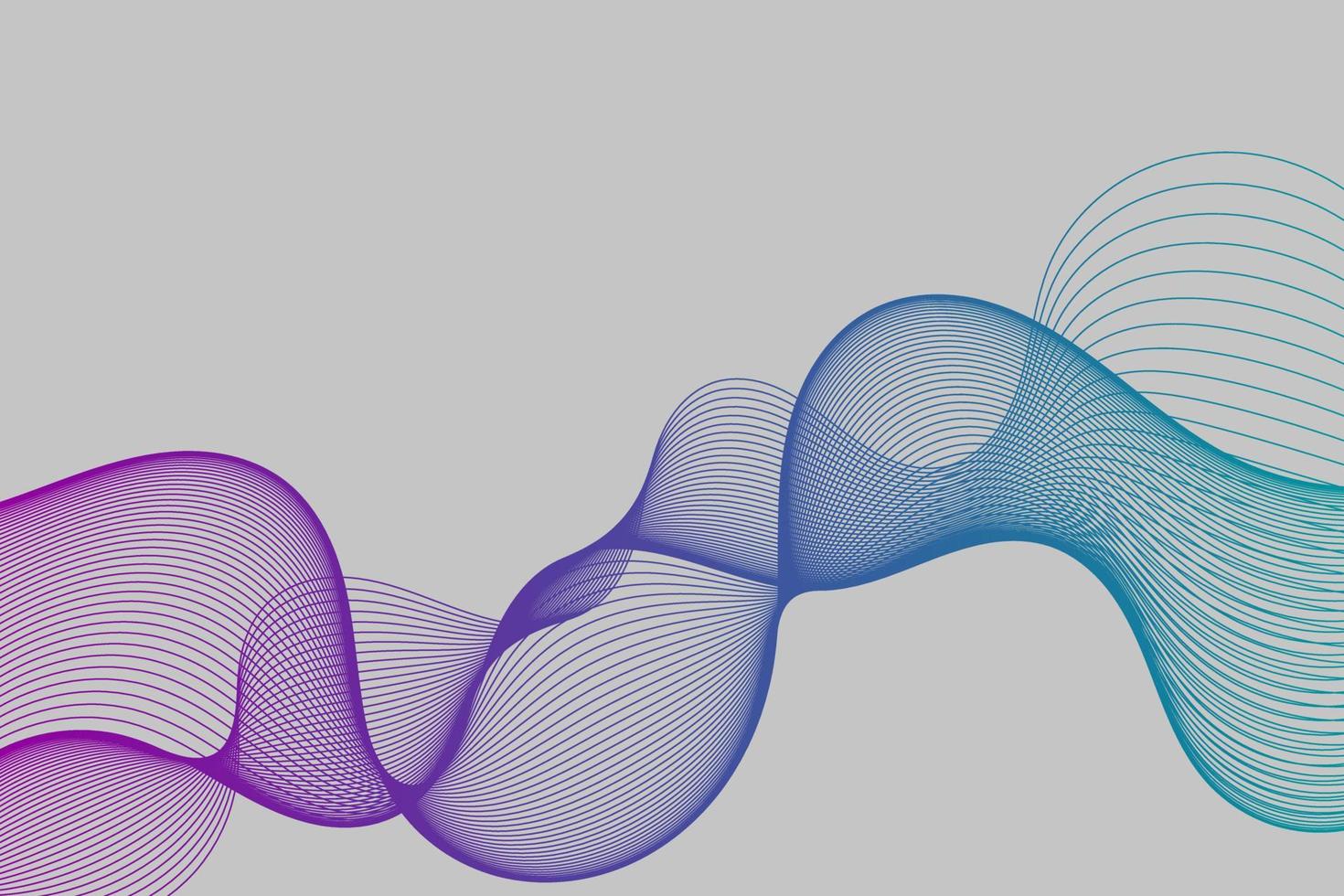 Abstract wave element for design. Digital frequency track equalizer. vector