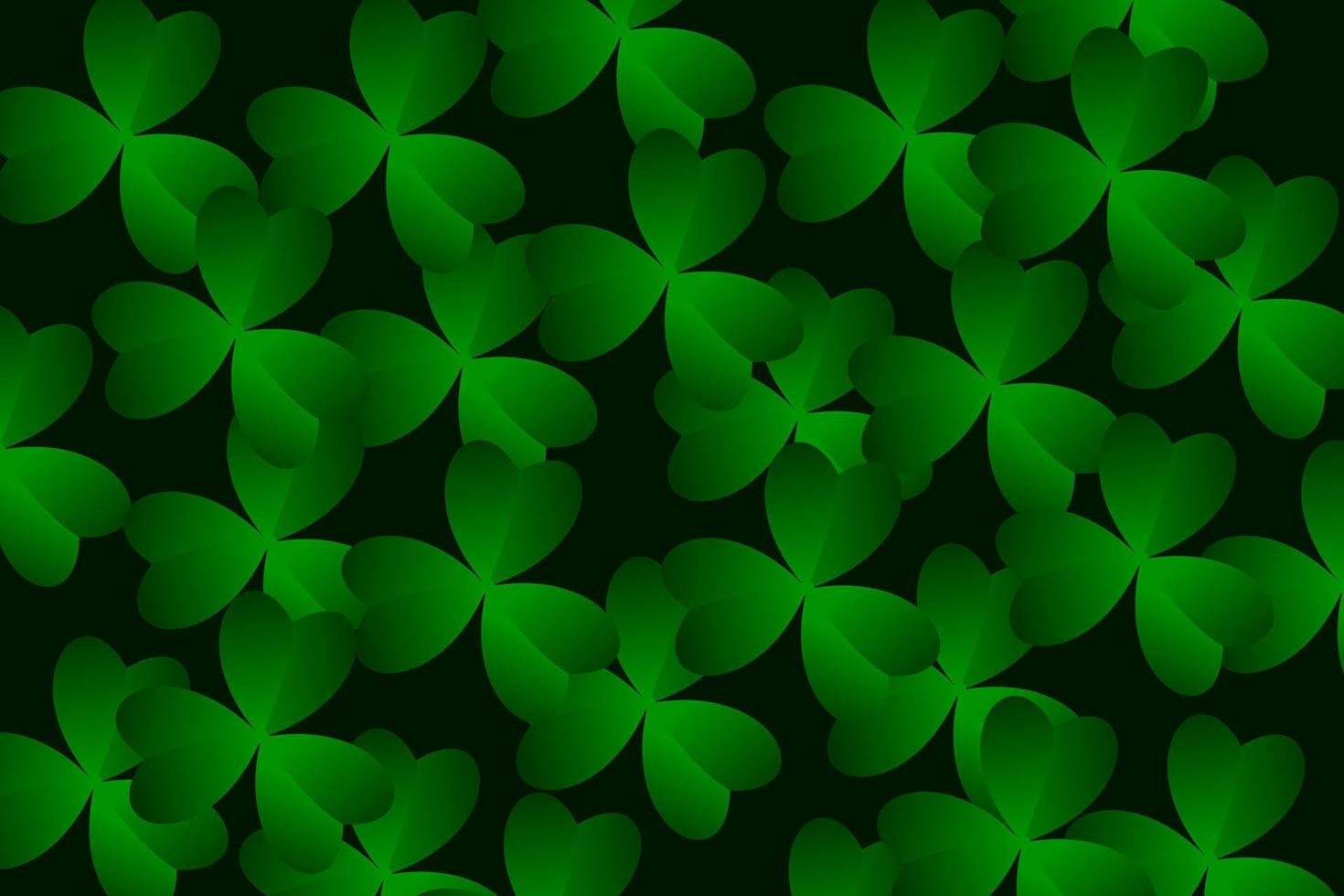 Clover leaves background. Suitable for Saint Patrick's Day, nature concept, and other vector