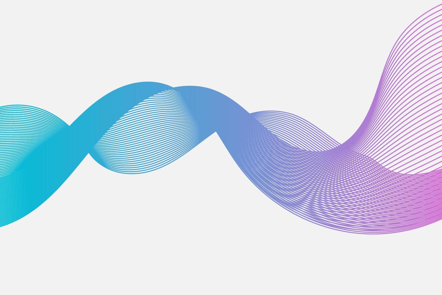 Abstract wave element for design. Digital frequency track equalizer. vector