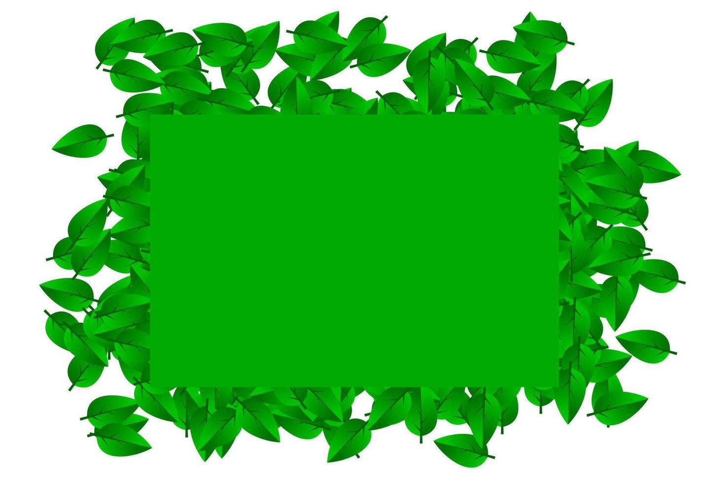 Green leaves texture vector