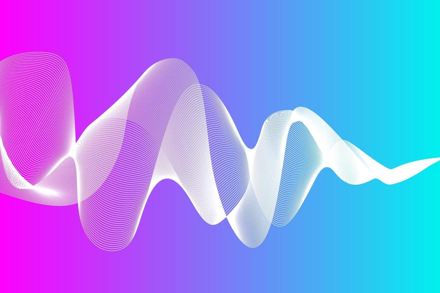 Abstract wave element for design. Digital frequency track equalizer vector