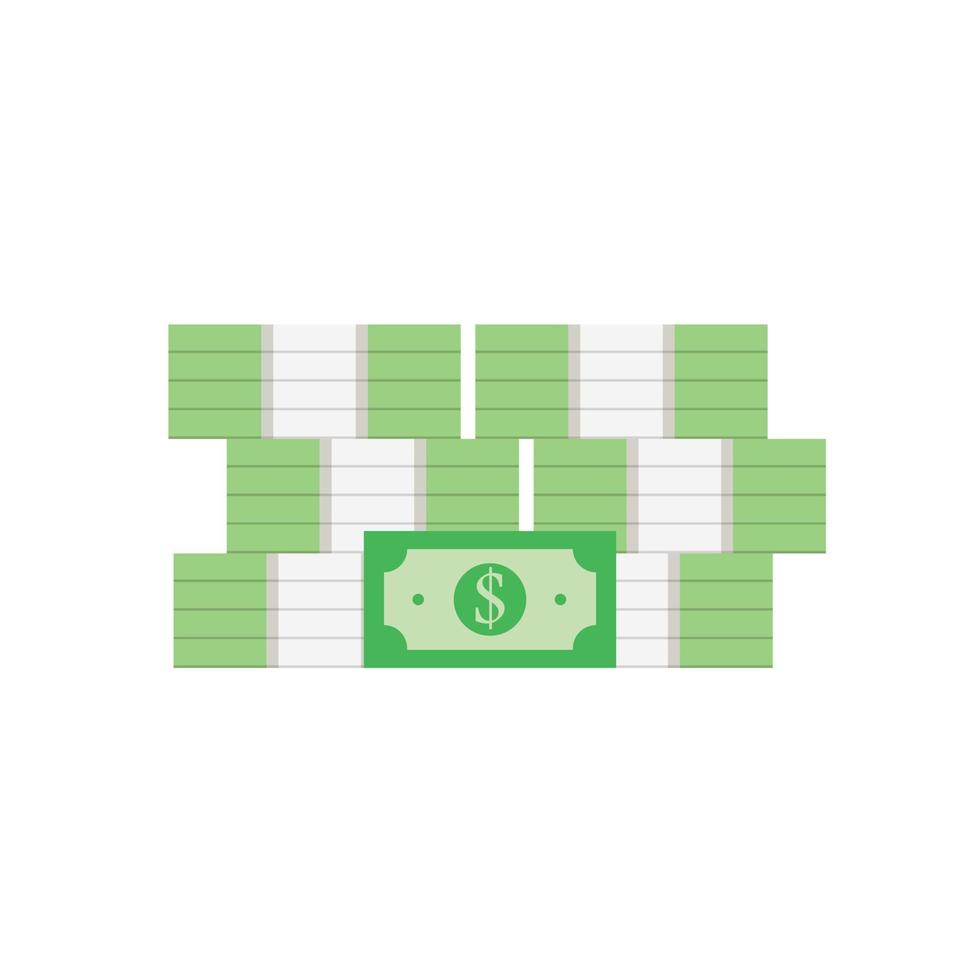 Ilustración de vector de icono de dinero