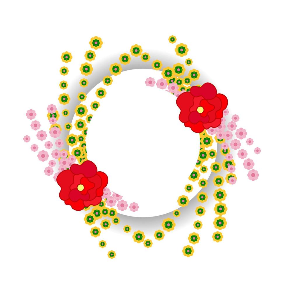 flower ornament vector icon illustration