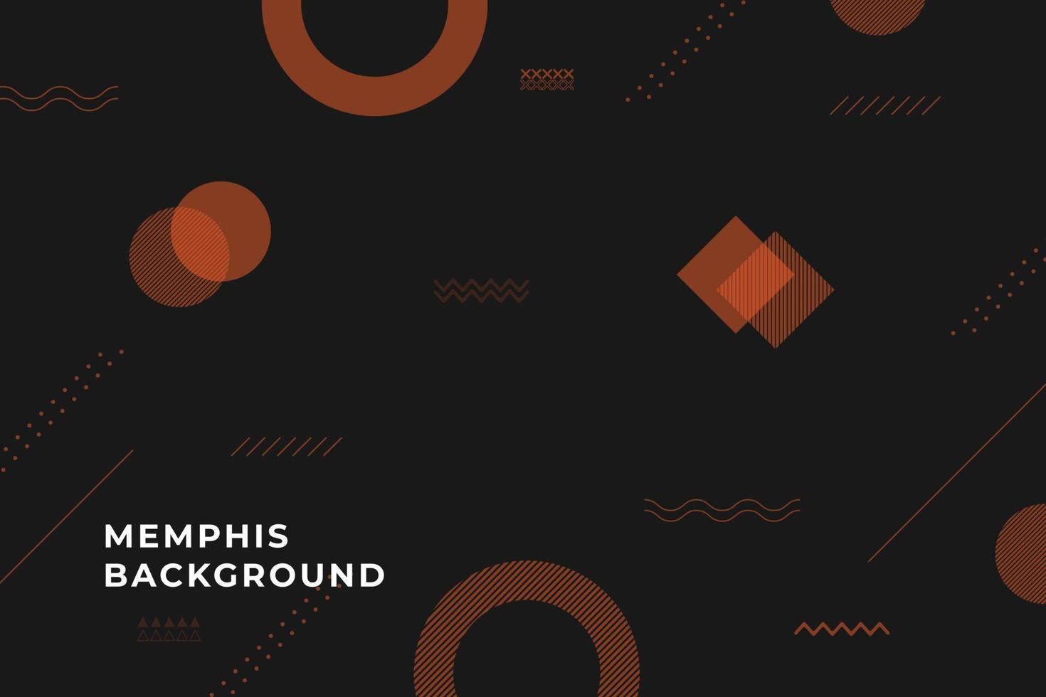 fondo abstracto de memphis vector