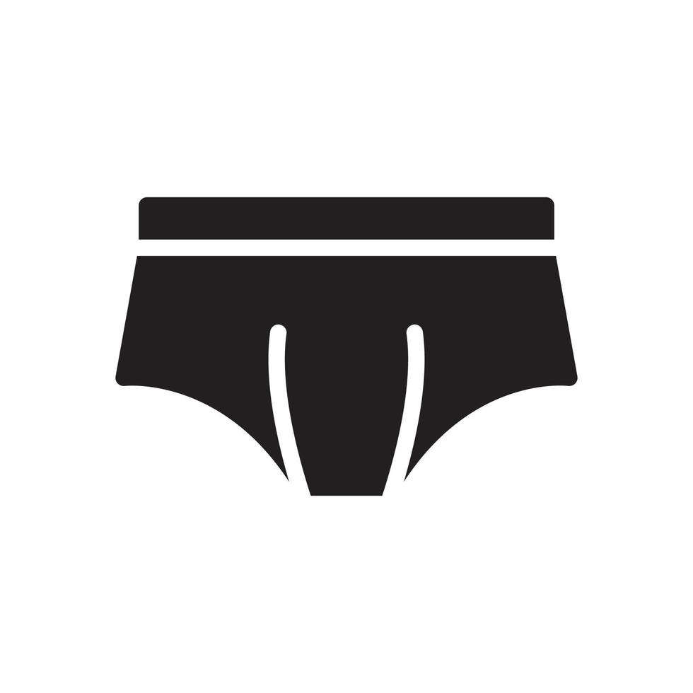 panties glyph icon vector