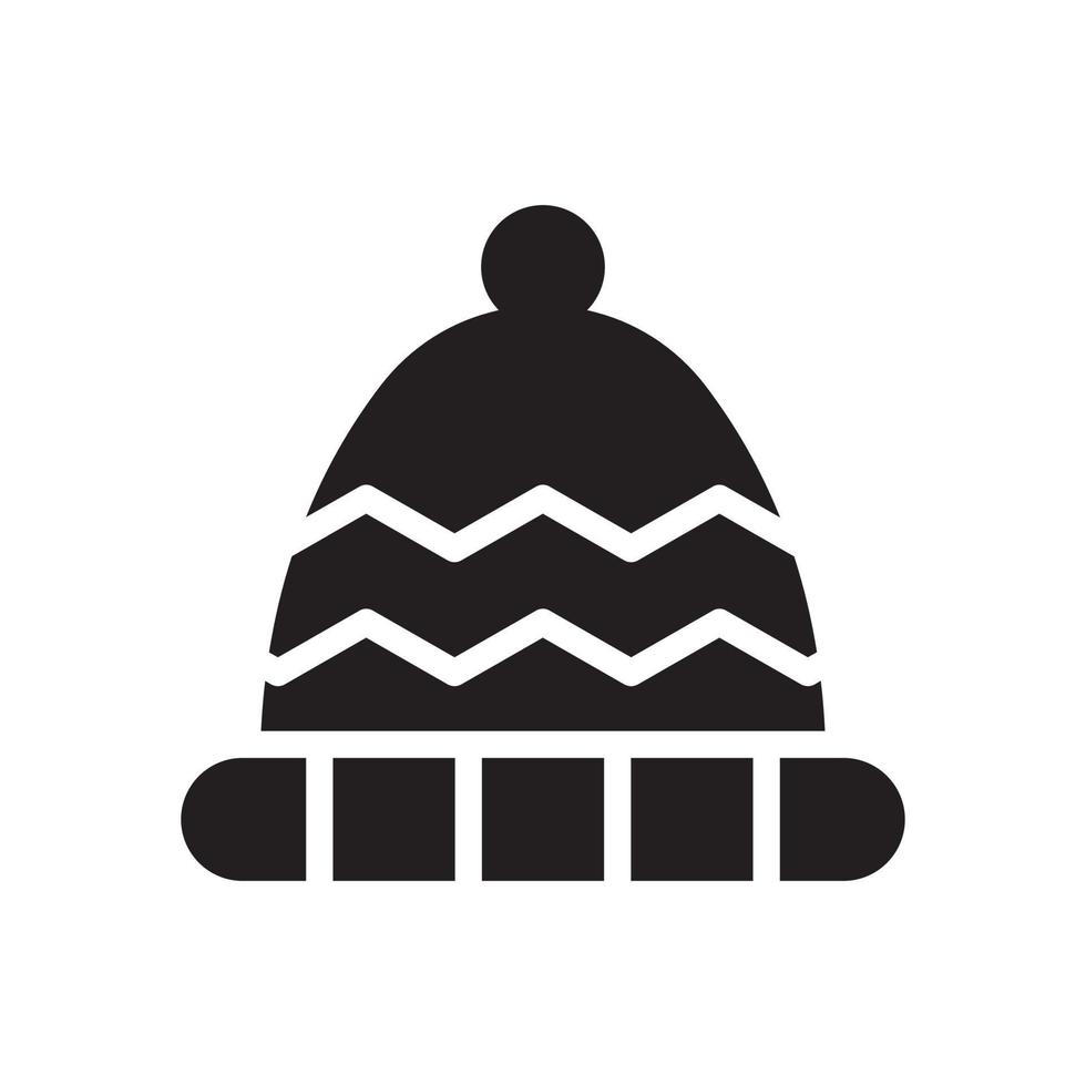 chullo glyph icon vector