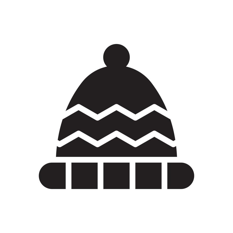 chullo glyph icon vector