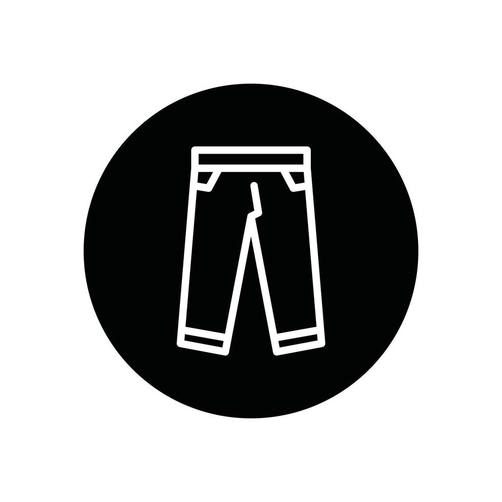 jeans glyph icon vector